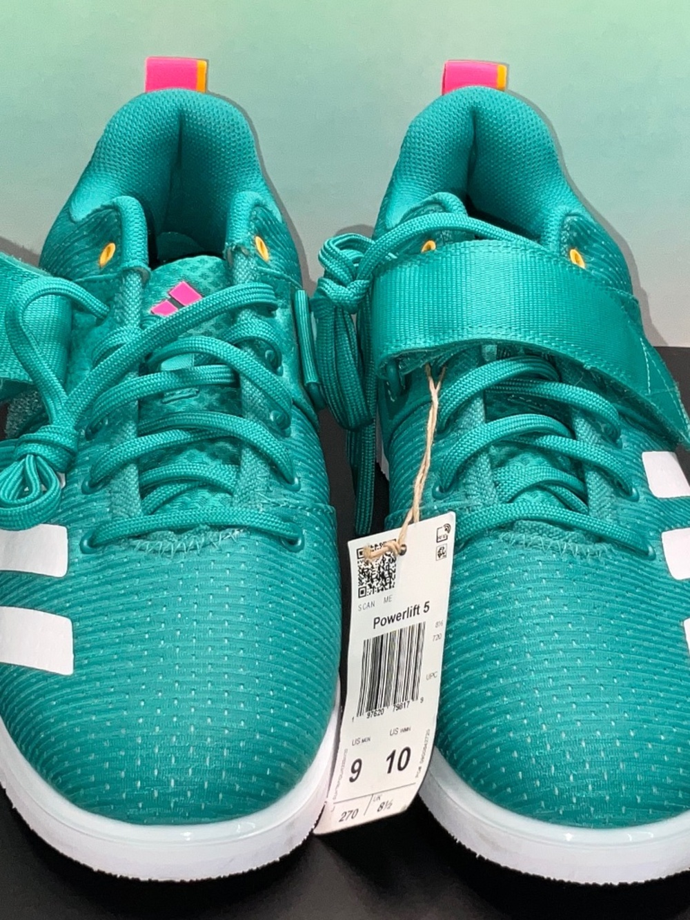 Adidas Powerlifting 5 PURTEA TEAL Weightlifting Shoes US Men’s 9/W10.5.NWT/NoBox